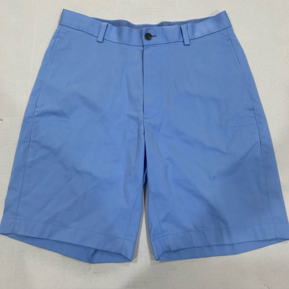 Brooks Brothers Men's Blue Light Weight Advantage Chino Golf Shorts Size W30